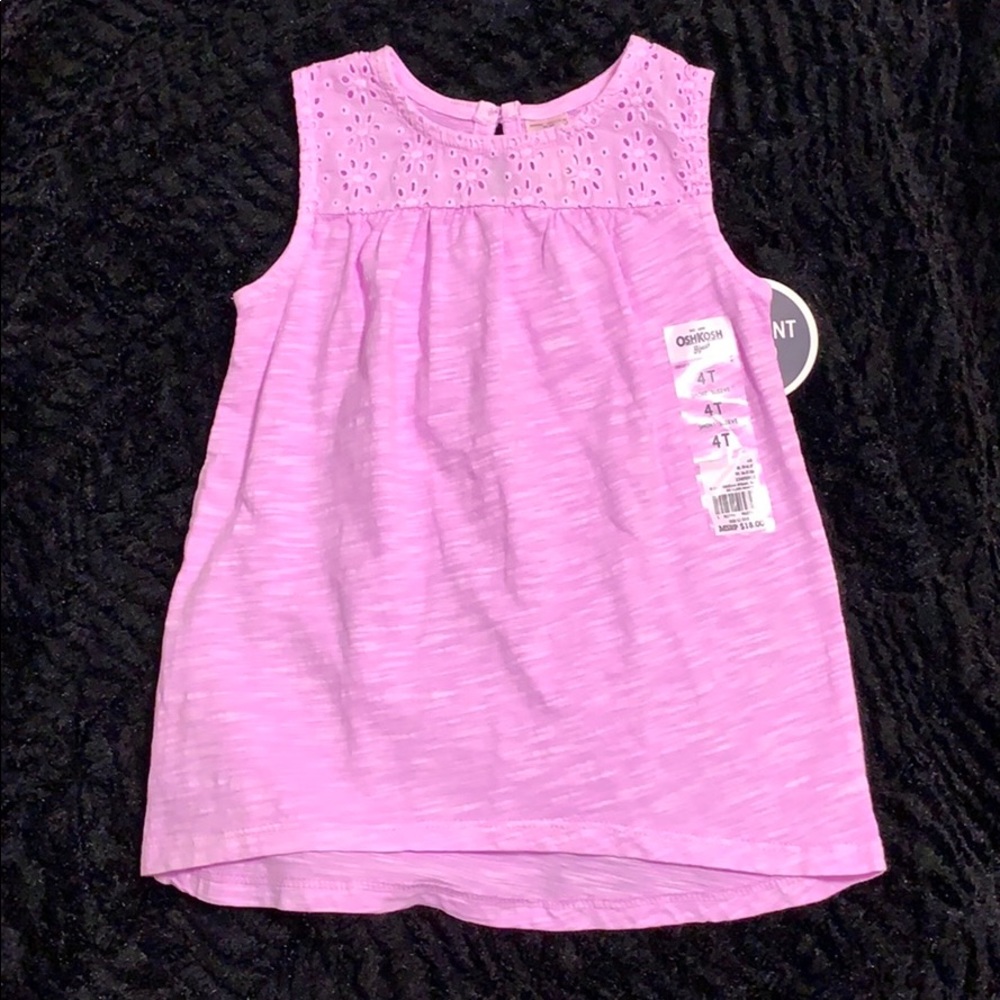 🟣 OshKosh B’gosh Toddler Girls Tank Top